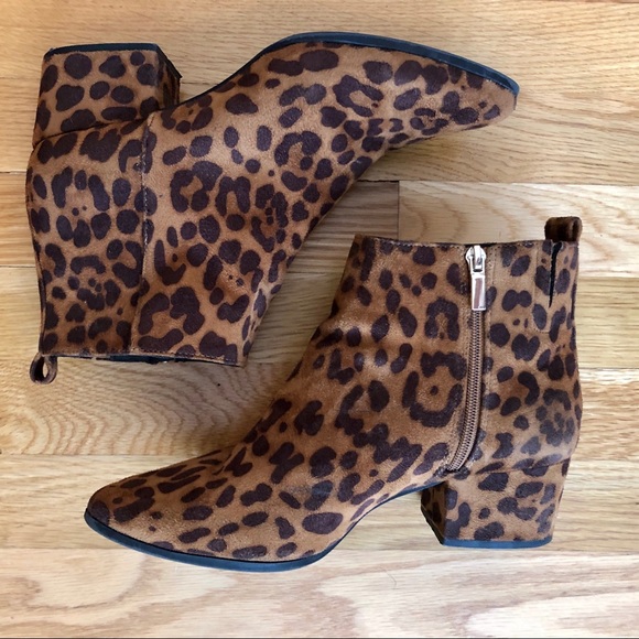 a new day leopard booties